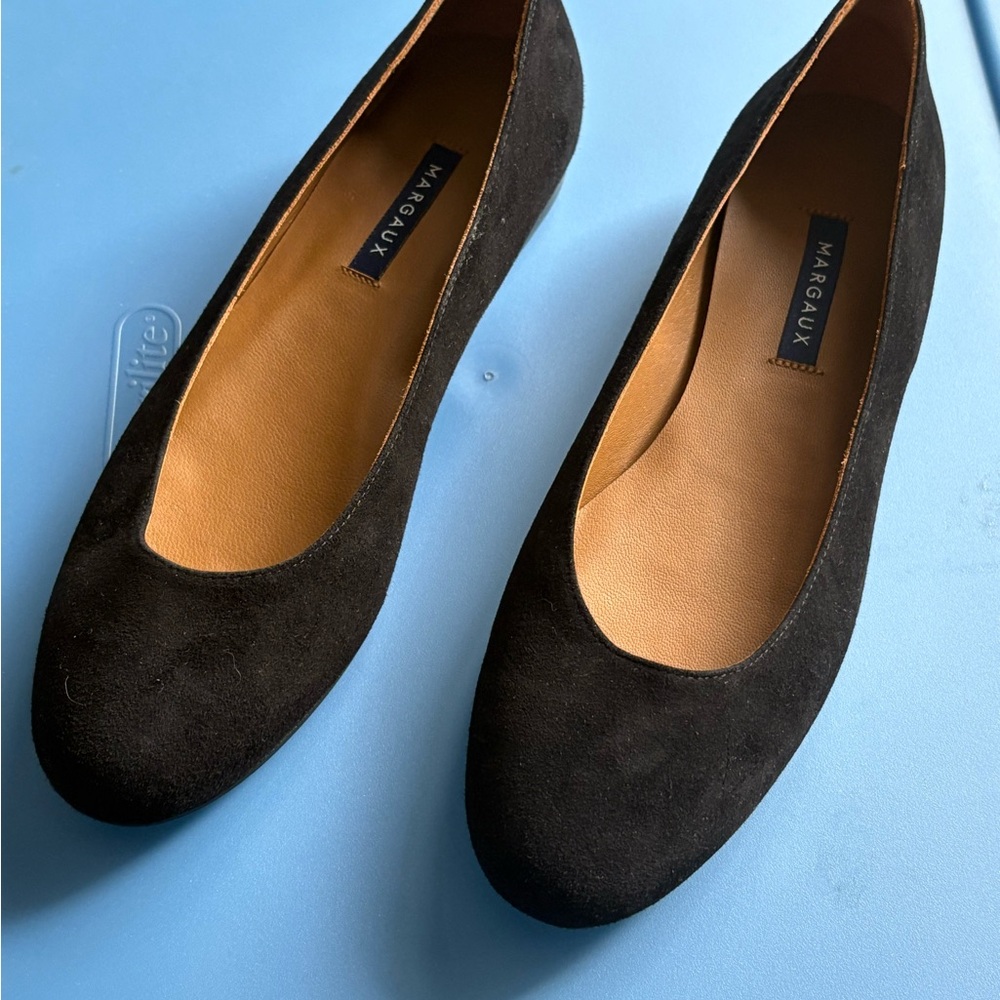 Margaux Elegant Black Suede Loafers